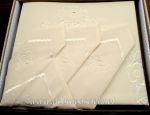 Obrus Dina 150/250+8 serwetek Ecru